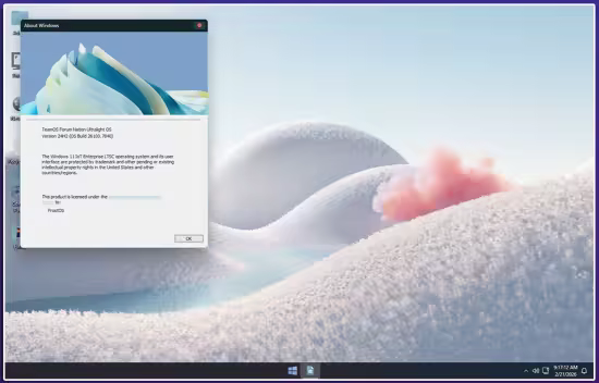 Windows 11 Iot Enterprise Ultra Lite 24H2 Build 26100.7840 FrostOS Edition