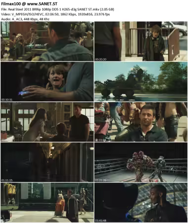 Real Steel 2011 BRRip 1080p DD5 1 H265-d3g