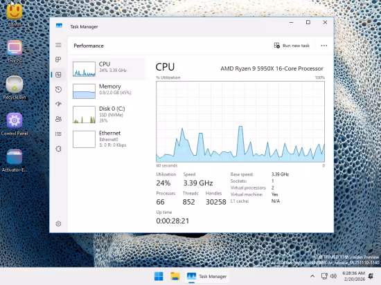Windows 11 Pro Super Lite 26H2 Build 28020.1546 Trimed 11 Edition (Preview)
