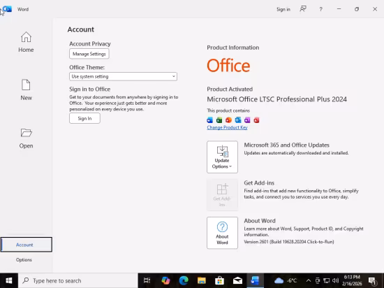 Windows 10 Pro 22H2 build 19045.6937 With Office 2024 Pro Plus Multilingual February 2026