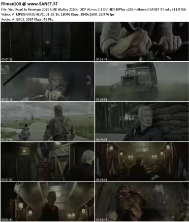 Sisu Road to Revenge 2025 UHD BluRay 2160p DDP Atmos 5.1 DV HDR10Plus x265-hallowed