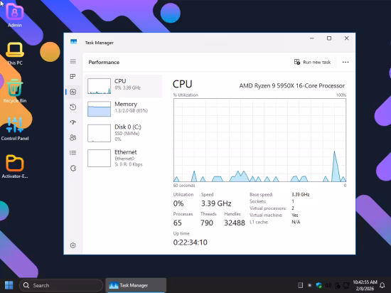 Windows 11 Pro Lite 26H1 Build 28000.1450 PaPirOS Edition (Preview)