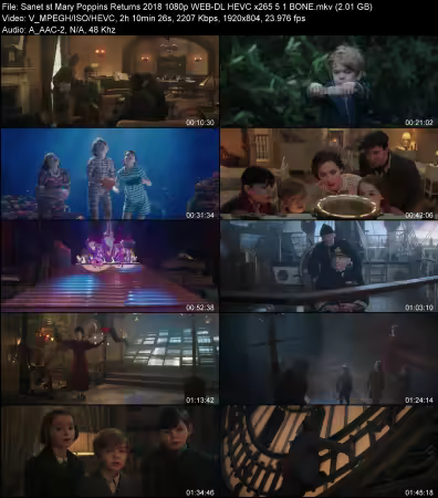Mary Poppins Returns 2018 1080p WEB-DL HEVC x265 5.1 BONE