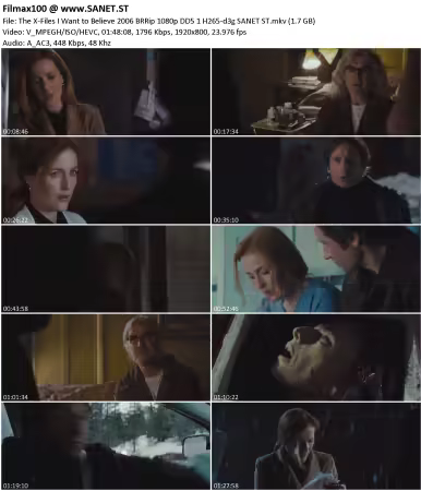 The X-Files I Want to Believe 2006 BRRip 1080p DD5.1 H265-d3g