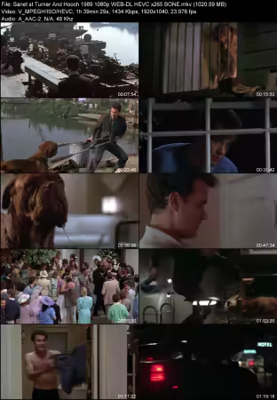Turner And Hooch 1989 1080p WEB-DL HEVC x265 BONE