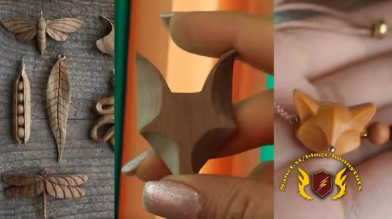 Wood working , hand coping saw and wood carving , diy crafts