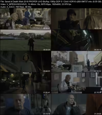Death Wish 2018 PROPER UHD BluRay 1080p DDP 5.1 DoVi HDR10 x265-SM737