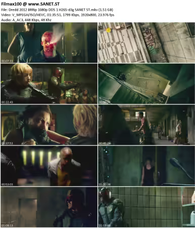 Dredd 2012 BRRip 1080p DD5.1 H265-d3g