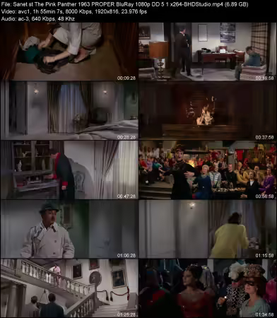 The Pink Panther 1963 PROPER BluRay 1080p DD 5.1 x264-BHDStudio