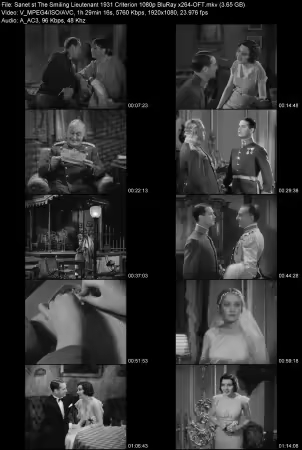 The Smiling Lieutenant 1931 Criterion 1080p BluRay x264-OFT