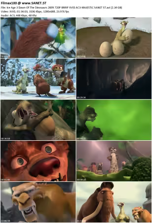 Ice Age 3 Dawn Of The Dinosaurs 2009 720P BRRIP XVID AC3-MAJESTiC