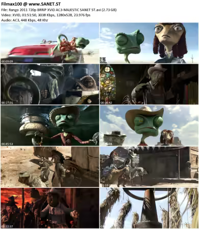 Rango 2011 720p BRRiP XViD AC3-MAJESTiC