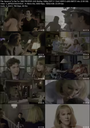 To Die For 1995 PROPER UHD BluRay 1080p DDP 5.1 DoVi HDR10 x265-SM737
