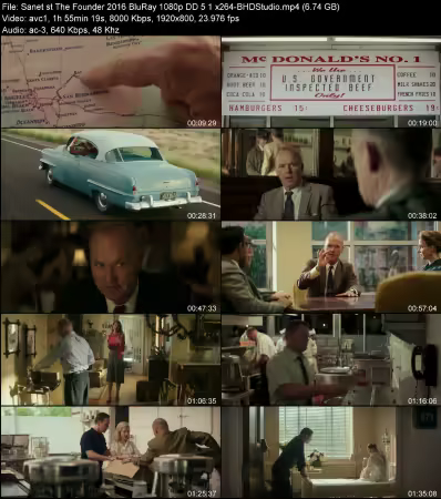 The Founder 2016 BluRay 1080p DD 5.1 x264-BHDStudio
