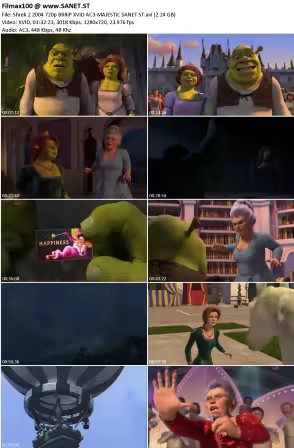 Shrek 2 2004 720p BRRiP XViD AC3-MAJESTiC