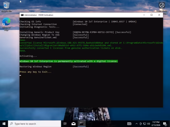 Windows 10 22H2 build 19045.6937 Aio 16in1 Preactivated February 2026