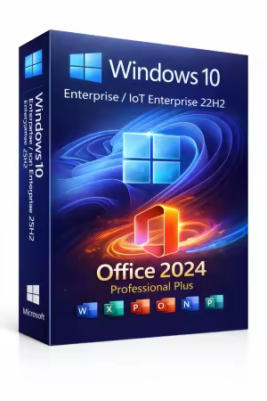 Windows 10 Enterprise/Iot Enterprise 22H2 build 19045.7058 With Office 2024 Pro Plus Multilingual Preactivated March 2026