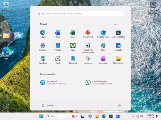 Windows 11 Pro 25H2 Build 26200.7840 (No TPM Required) With Office 2024 Pro Plus Multilingual Preactivated February 2026