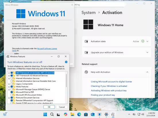 Windows 11 25H2 (No TPM Required) &amp; Windows 10 22H2 AIO 32in1 Preactivated February 2026
