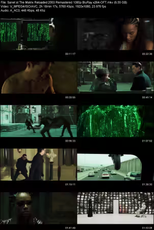 The Matrix Reloaded 2003 Remastered 1080p BluRay x264-OFT