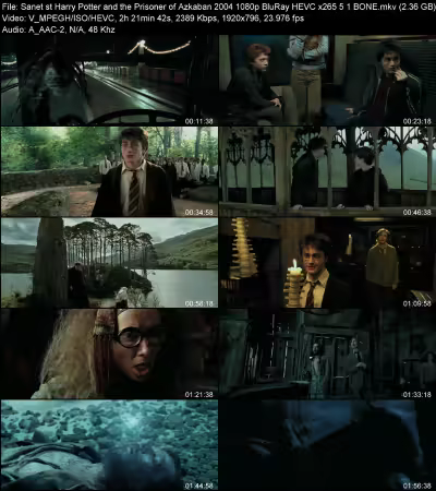 Harry Potter and the Prisoner of Azkaban 2004 1080p BluRay HEVC x265 5.1 BONE