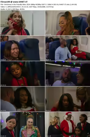 Christmas in the Friendly Skies 2024 1080p WEBRip DDP 5.1 10bit H 265-iVy