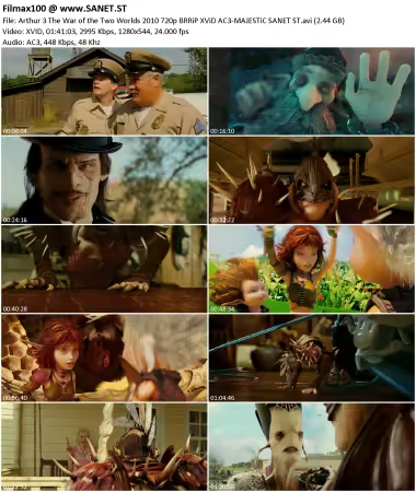 Arthur 3 The War of the Two Worlds 2010 720p BRRiP XViD AC3-MAJESTiC