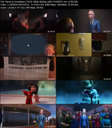 Incredibles 2 2018 1080p BluRay x265-YAWNTiC