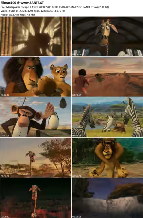 Madagascar Escape 2 Africa 2008 720P BRRIP XVID AC3-MAJESTiC