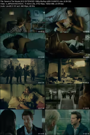 The Words 2012 EXTENDED 1080p BluRay x265-YAWNTiC