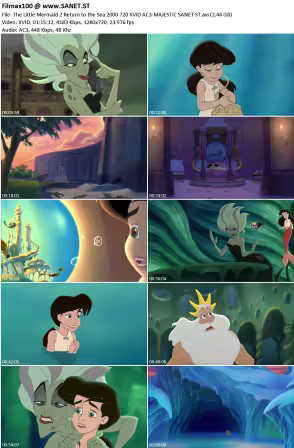 The Little Mermaid 2 Return to the Sea 2000 720 XViD AC3-MAJESTiC