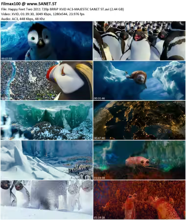 Happy Feet Two 2011 720p BRRiP XViD AC3-MAJESTiC