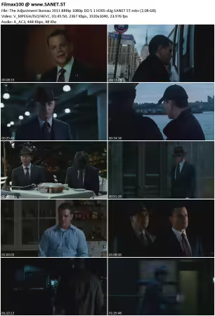 The Adjustment Bureau 2011 BRRip 1080p DD 5 1 H265-d3g