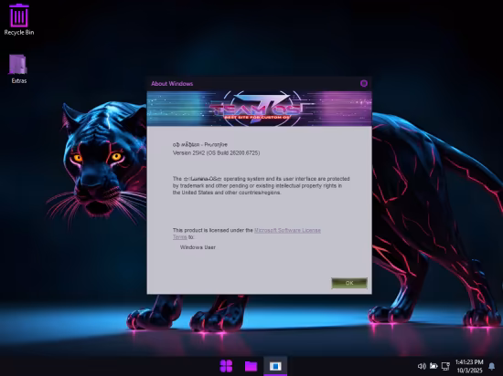 Windows 11 Pro Ultra Lite 25H2 Build 26200.7840 Lumina OS Edition