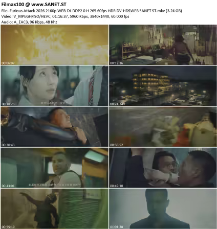 Furious Attack 2026 2160p WEB-DL DDP2.0 H265 60fps HDR DV-HDSWEB