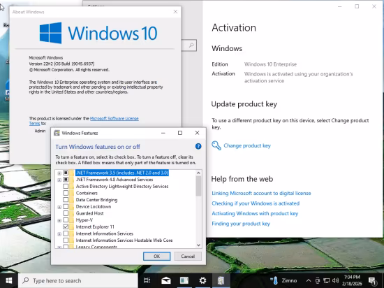 Windows 10 22H2 build 19045.6937 AIO 16in1 With Office 2024 Pro Plus Multilingual Preactivated December 2025