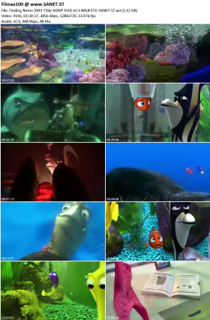 Finding Nemo 2003 720p HDRiP XViD AC3-MAJESTiC