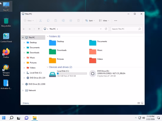 Windows 11 Pro Ultra Lite 25H2 Build 22000.918 MPB Porcelain Edition
