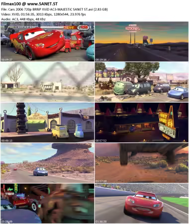 Cars 2006 720p BRRiP XViD AC3-MAJESTiC