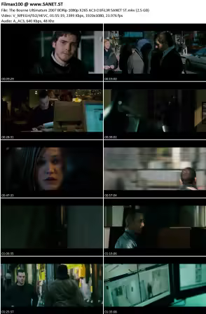 The Bourne Ultimatum 2007 BDRip 1080p X265 AC3-D3FiL3R
