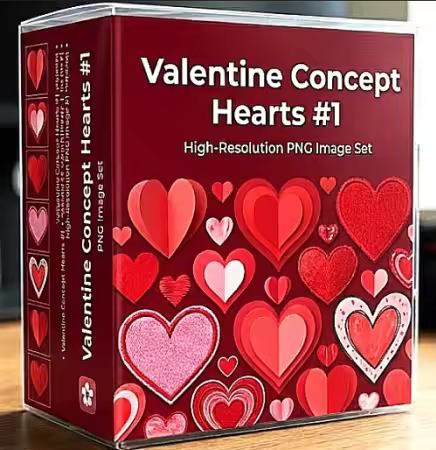 Adobe Stock - Valentine Concept Hearts #1
