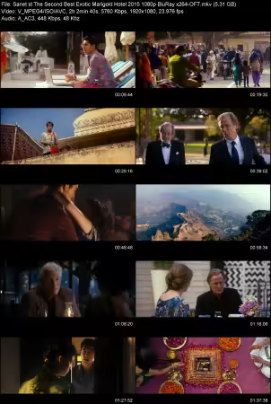 The Second Best Exotic Marigold Hotel 2015 1080p BluRay x264-OFT