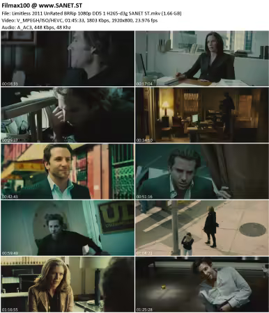 Limitless 2011 UnRated BRRip 1080p DD5 1 H265-d3g