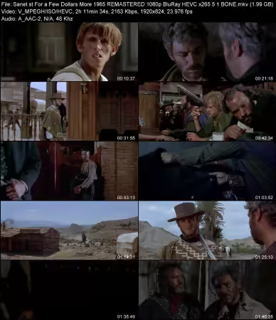 For a Few Dollars More 1965 REMASTERED 1080p BluRay HEVC x265 5.1 BONE