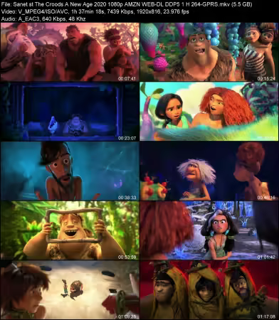 The Croods A New Age 2020 1080p AMZN WEB-DL DDP 5.1 H264-GPRS