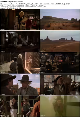 Back to the Future Part III 1990 720p BluRay TrueHD 7.1 DTS DUAL H 264-TORK