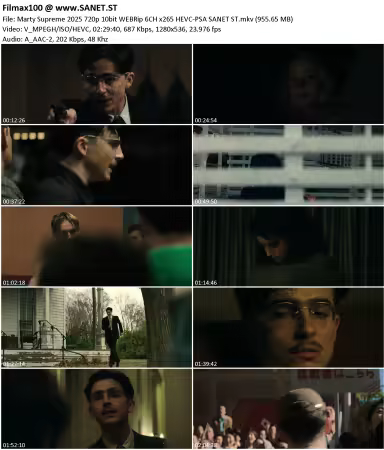 Marty Supreme 2025 720p 10bit WEBRip 6CH x265 HEVC-PSA