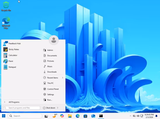 Windows 11 Pro 26H1 Build 28000.1450 Deluxe 11 Edition (Preview)