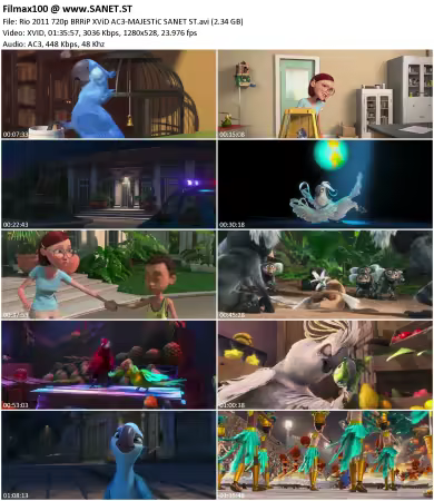 Rio 2011 720p BRRiP XViD AC3-MAJESTiC