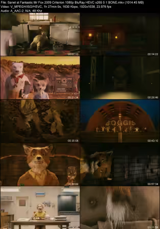 Fantastic Mr. Fox 2009 Criterion 1080p BluRay HEVC x265 5.1 BONE